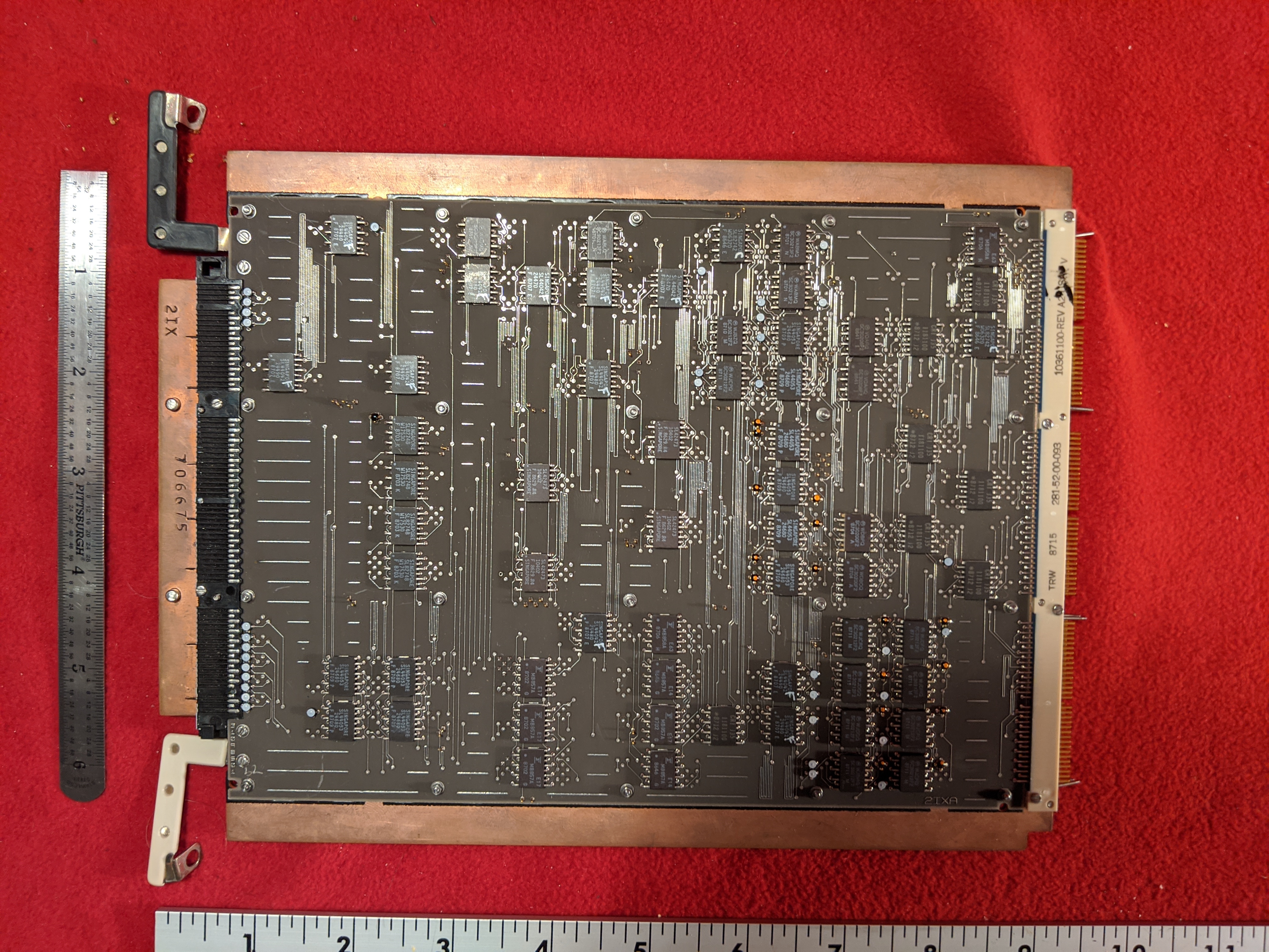 Cray XMP board back photo